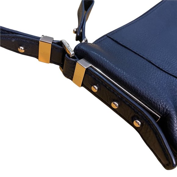 MICHAEL Michael Kors Black Leather Shoulder Bag - Picture 3 of 5